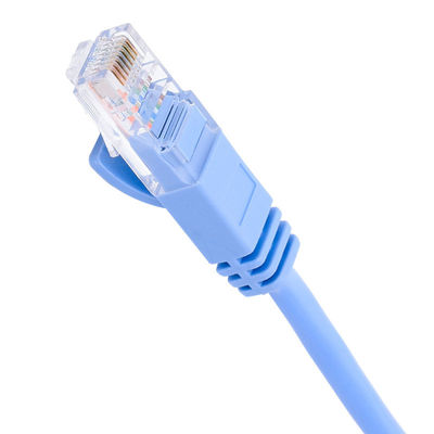 Bakır 24AWG Yama Kablosu Cat 5e, BC7/0.2 PVC Kılıf UTP Cat5e Yama Kablosu
