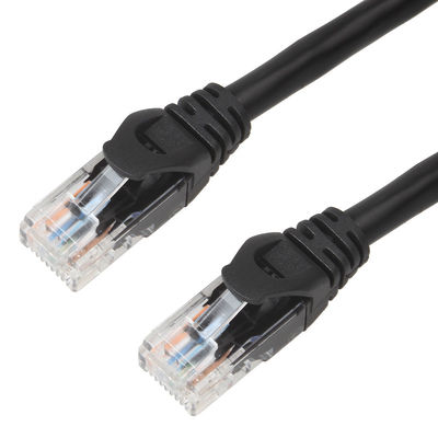10Gps 24AWG Cat 6a UTP Kablosu, BC7/0.2 PVC Ceket Bağlantı Kablosu Cat 6a Amp