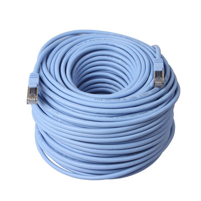 İç Mekan Ethernet Cat5e Yama Kablosu 100m FTP STP RJ45 Konnektörlü PVC Kılıf