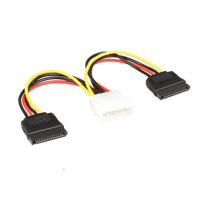 OEM SATA Güç Kablo Demeti Kablosu SATA 1 - 2 4 Pimli Molex Konektörü - 2