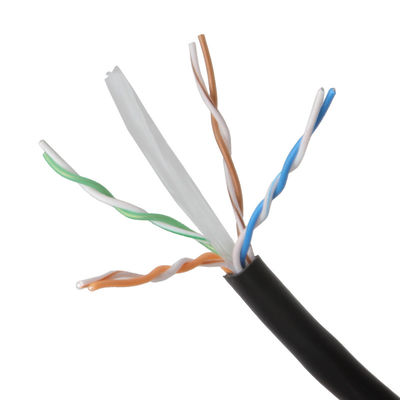Kararlı 24AWG Cat 6 UTP Yama Kablosu, RJ45 Konnektör Yama Cat 6 Kablosu