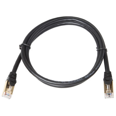 Dayanıklı 600MHZ Cat 7 Ethernet Yama Kablosu Yüksek Hızlı Gigabit 10Gbps