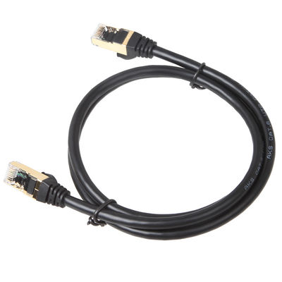 Dayanıklı 600MHZ Cat 7 Ethernet Yama Kablosu Yüksek Hızlı Gigabit 10Gbps