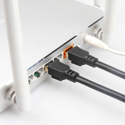 OEM Gigabit Ethernet Cat8 Yama Kablosu S/FTP 40Gbps 2000MHZ Pratik