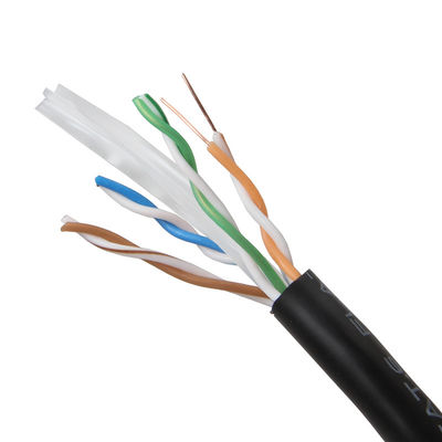 10Gps 24AWG Cat 6a UTP Kablosu, BC7/0.2 PVC Ceket Bağlantı Kablosu Cat 6a Amp