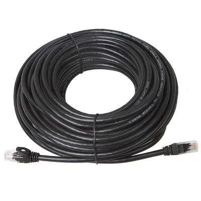 10Gps 24AWG Cat 6a UTP Kablosu, BC7/0.2 PVC Ceket Bağlantı Kablosu Cat 6a Amp