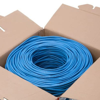 23AWG Pratik Cat6 Lan Kablosu BC 0.57 UTP PVC Kılıf 4 Çift 305m