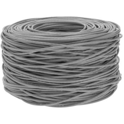 ODM Cat6a 24AWG CCA Ethernet Kablosu, PVC Kılıf 305m 1000ft 10Gbps