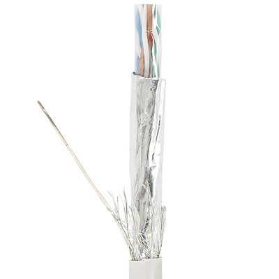 Örgülü Tellerle Çift Ekranlı Cat5e Lan Kablosu UTP SFTP 24AWG