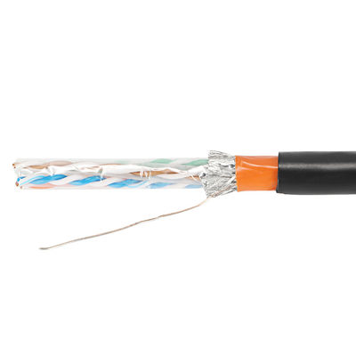 PVC Kılıflı Dış Mekan 23AWG Cat5e Lan Kablosu Cat6 Cat6A Cat7 Cat7A