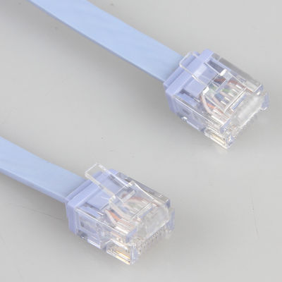 Bilgisayar İçin Hava Koşullarına Dayanıklı UV Dirençli Düz Cat6 Ethernet Kablosu