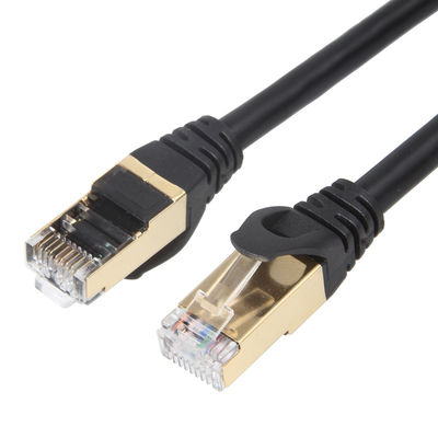 10 Gigabit Cat6a Korumalı Yama Kabloları STP RJ45 100W PoE Kararlı
