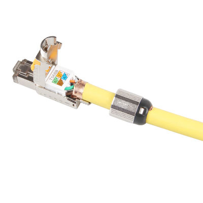 Kararlı 22AWG Cat6a S FTP Kablosu, 4 Çift LSHF LSOH Cat6a S/FTP LSZH