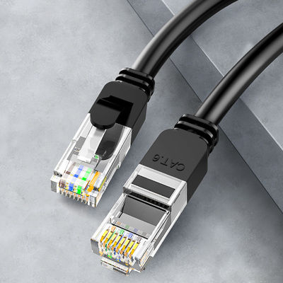 OEM 24AWG Cat6 Lan Kablo Yama Kablosu BC7 0.2 RJ45 Konnektörlü UTP PVC Kılıf