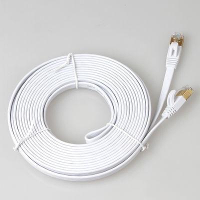 SFTP Korumalı Cat7 Yama Kablosu Düz Ethernet Çok Renkli Dayanıklı
