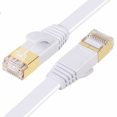 RJ45 Konnektörlü Bilgisayar Cat7 Düz Yama Kablosu SFTP Kalkanı