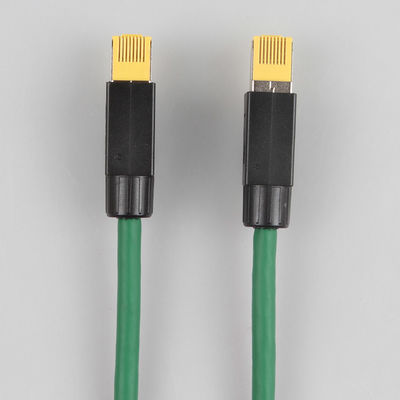 Pratik Cat6 Endüstriyel Kablo, Yüksek Esnek Yeşil Cat 6a SFTP Kablosu