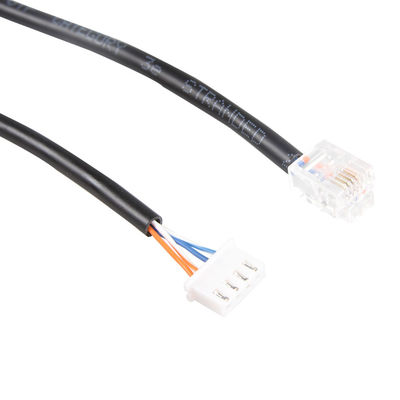 CE Kararlı Endüstriyel Kablo Demeti, RJ11 6P4C - XH2.54 4P Telefon Yama Kablosu