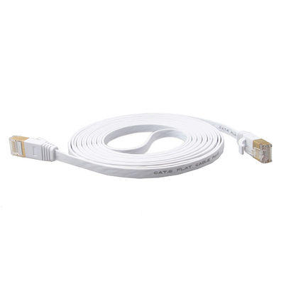 Altın Korumalı Snagless Rj45 Konnektörlü Beyaz Cat6 Ağ Ethernet Lan Kabloları