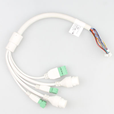 Siyah Ethernet Kamera Lan Kablosu RJ45+3.81 Çok Amaçlı Sabit