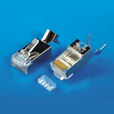 CAT5E CAT6 CAT6A CAT7 CAT8 için Ethernet RJ45 Elektrik Teli Konnektörleri