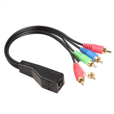 RCA'dan RJ45'e Stereo Sesli Cat5 Cat6 Genişleticili Özel Tel Tertibatları