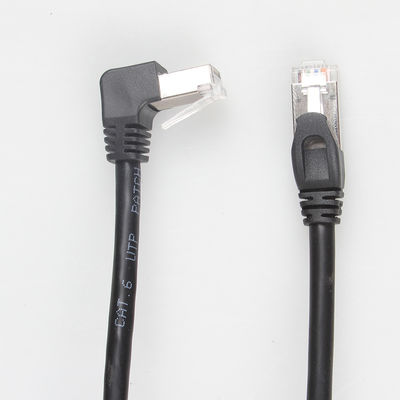 Pratik Cat 6 STP Kablo Düz Aşağı Açılı 90 Derece