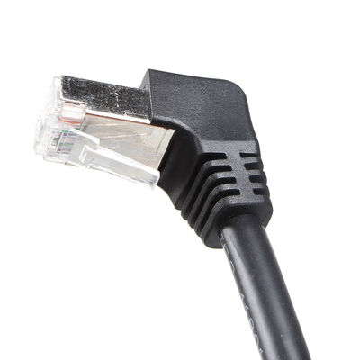 Pratik Cat 6 STP Kablo Düz Aşağı Açılı 90 Derece