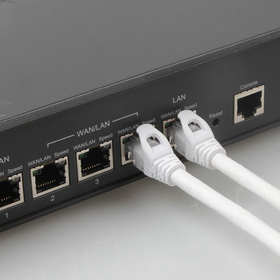 OEM Cat 6a Ethernet Lan Kabloları RJ45 Konnektörlü Bakır 7/0.2 PVC/LSZH Ceket