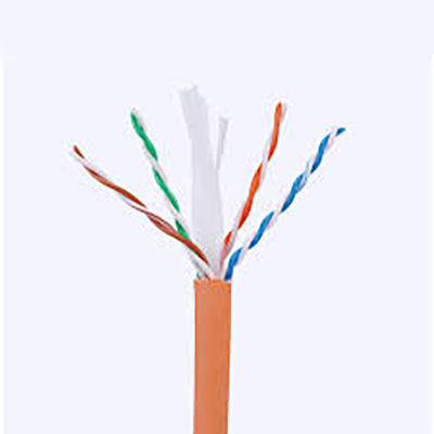 Cat6a 1000 Ft Ethernet Lan Kabloları 23AWG 0.58mm Katı Bakır 500Mzh PVC LSZH Ceket