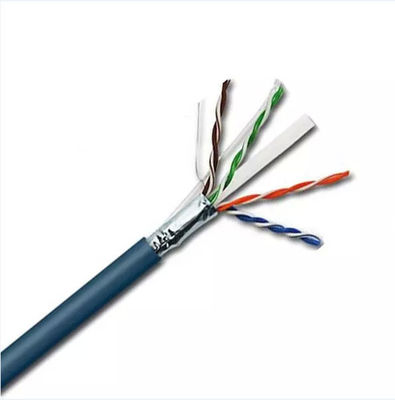 Kapalı CCA Cat 6 FTP Ethernet Lan Kabloları 4 Çift 305m Uzun Yüksek Hızlı