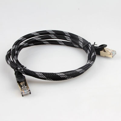 10Gbps Örgülü Ağ Kablosu, Gigabit Ethernet için RJ45 Cat 7 Kablosu