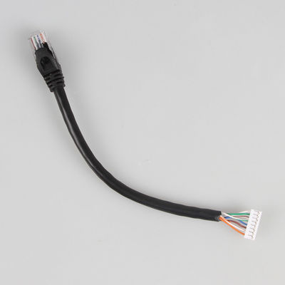 Dayanıklı AWG 22 Ethernet Cat 5e Kablosu, Çıplak Bakır JST RJ45 Cat5e Kablosu