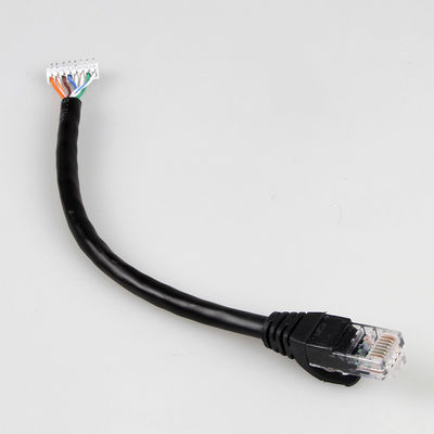 Dayanıklı AWG 22 Ethernet Cat 5e Kablosu, Çıplak Bakır JST RJ45 Cat5e Kablosu