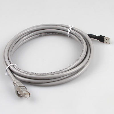Bilgisayar 8P8C RJ45 Ethernet Kablosu, RJ45 Adaptör Kablosuna Dayanıklı USB