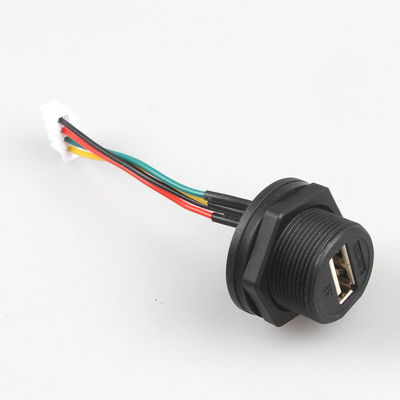 Su geçirmez XH2.54 4P USB Ön Kablo Kablo Demeti İmalatı 2.54mm Pitch