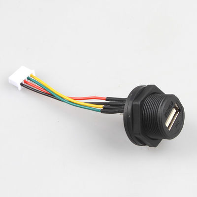 Su geçirmez XH2.54 4P USB Ön Kablo Kablo Demeti İmalatı 2.54mm Pitch