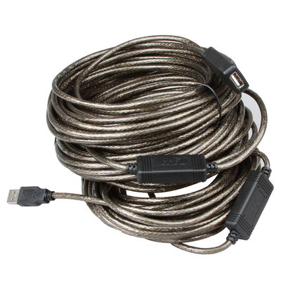 Dayanıklı PVC USB Aktif Tekrarlayıcı Kablo, 30M USB Tekrarlayıcı Uzatma Kablosu