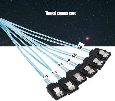 Dişi Splitter Kablo Demeti Kablosu 6Gbps SATA III HDD 7pin - 7pin Sunucu İçin
