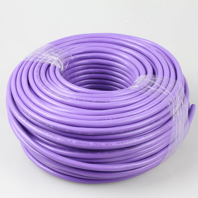 OEM Ağ Cat7 Lan Kablosu Yüksek Hızlı 20Gbps 24AWG BC S/FTP PVC Kılıf 4 Çift