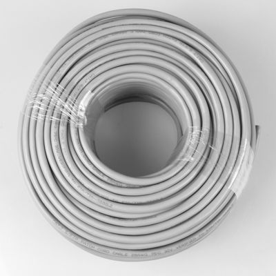 Ekranlı Bükümlü Çift Ağ Cat 7 Kablo 100metre 305m Gri Renk