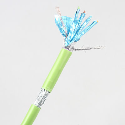 Bakır PVC LSZH Cat7 Lan Kablo Uzunluğu 100m Çok Amaçlı PE İzolasyon