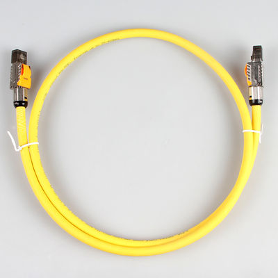 Alan Sonlandırmalı Cat 7 STP Kablosu, RJ45 8P8C Ağ Modüler Fişli Cat 7 Yama Kablosu