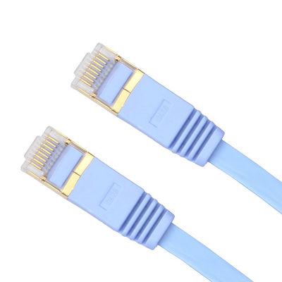 30 AWG Pratik Düz UTP Kablosu, RJ45 CAT6 Ultra İnce Yama Kablosu
