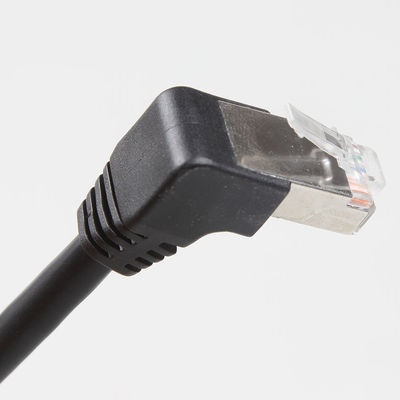 Fabrika Doğrudan CAT 6 Ethernet Kablosu Konnektör Aksesuarları Sağ Açılı Fiş