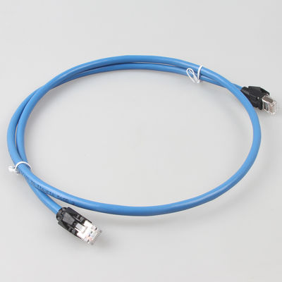 Cat6a S/FTP Ethernet Kablosu 6 Feet RJ45 Ağ Kablosu Yaması Endüstriyel Sürükle Zinciri Ağ Kablosu