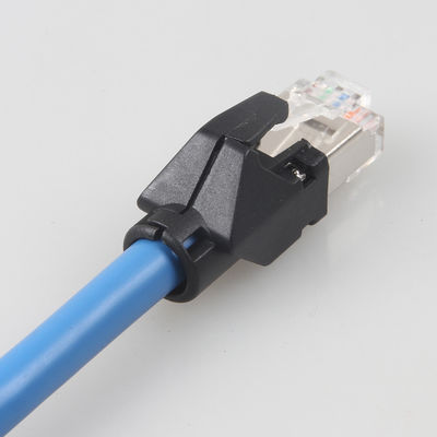 Cat6a S/FTP Ethernet Kablosu 6 Feet RJ45 Ağ Kablosu Yaması Endüstriyel Sürükle Zinciri Ağ Kablosu