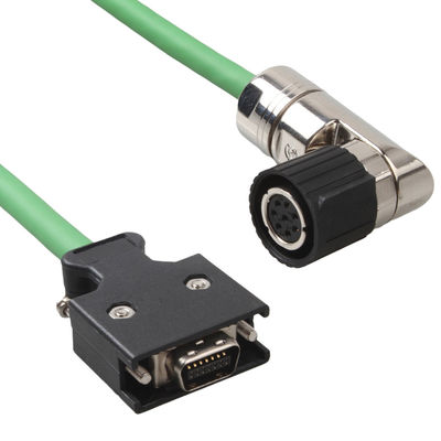 V90 6FX3002-2DB10 Kodlayıcı Kablolar Yeşil Kablo Sabit Montajlı Servo Motor Bağlantı Plug
